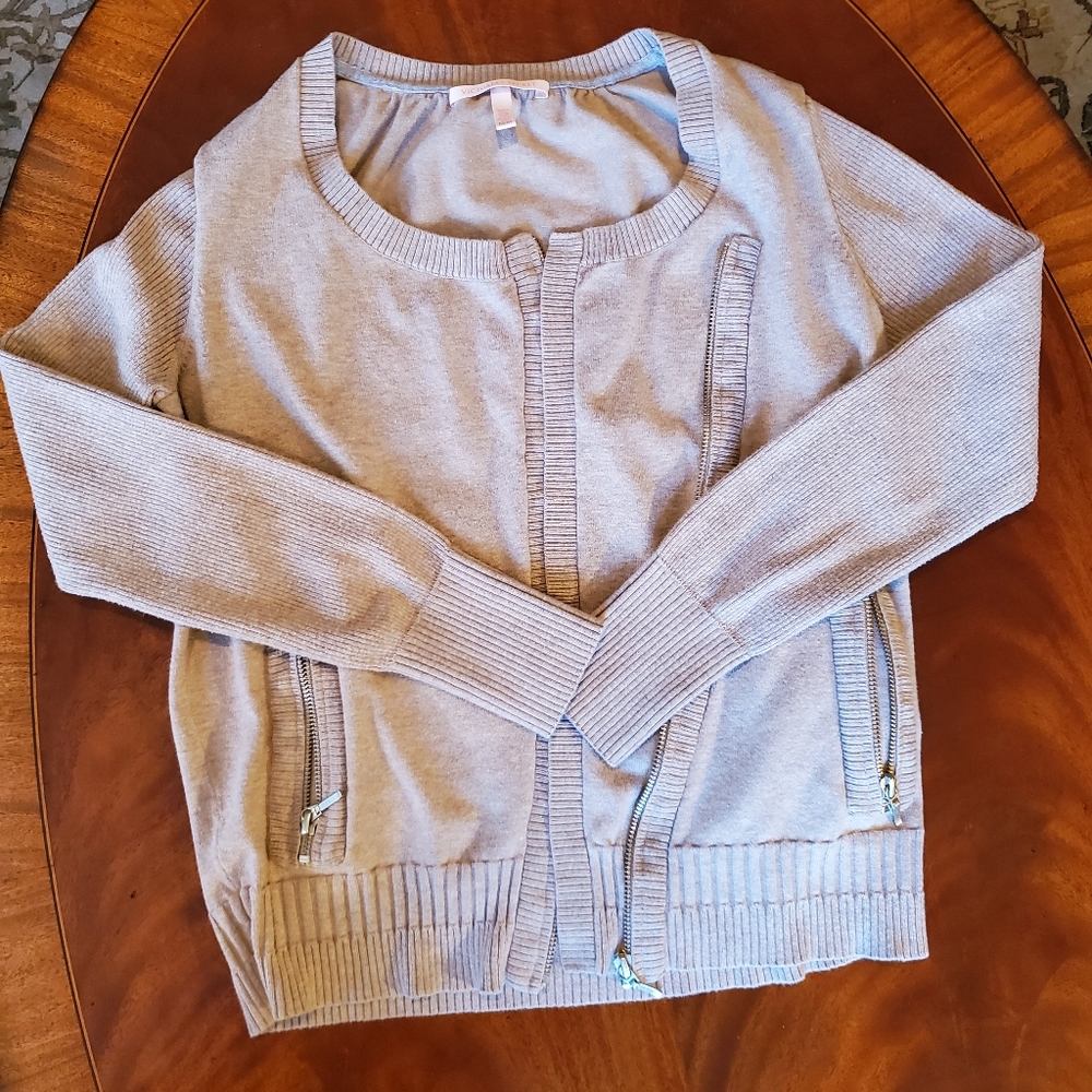 💋Victoria's Secret Sweater, Zipper Mushroom, SZ M